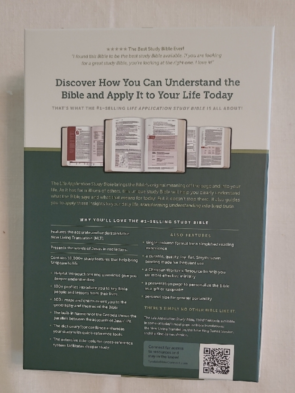 DaySpring Life Application Study Bible - Purple - Picture 4 of 4